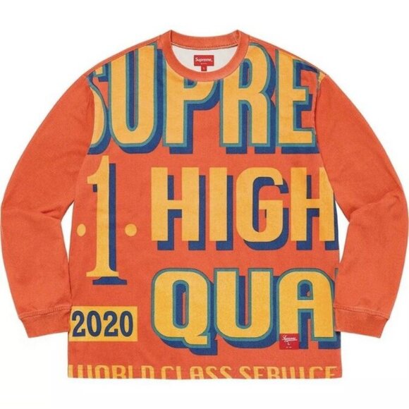 Supreme World Class Orange Shirt - Picture 1 of 7